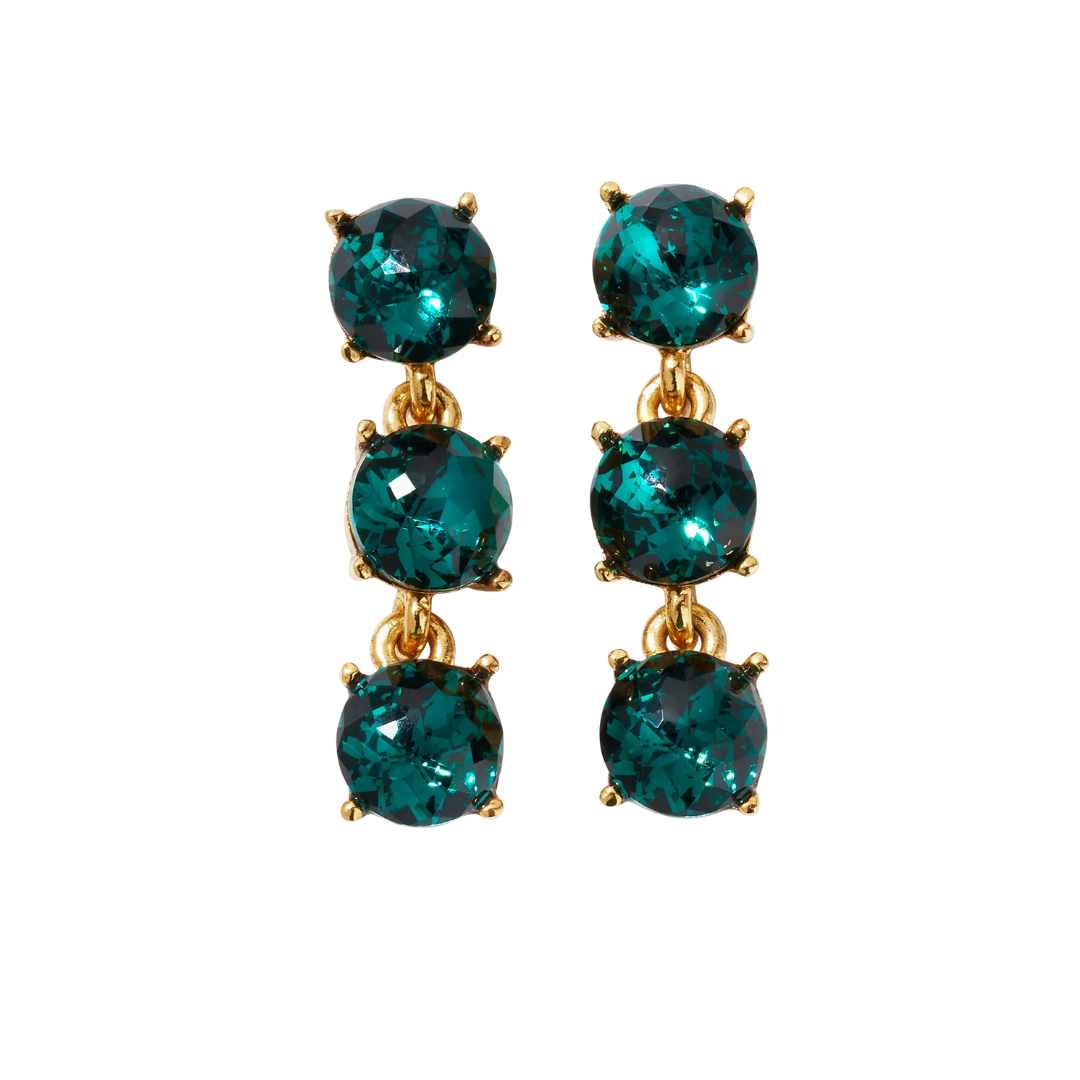 Oscar de la Renta “Small Dome” earrings, $300 at Neiman Marcus