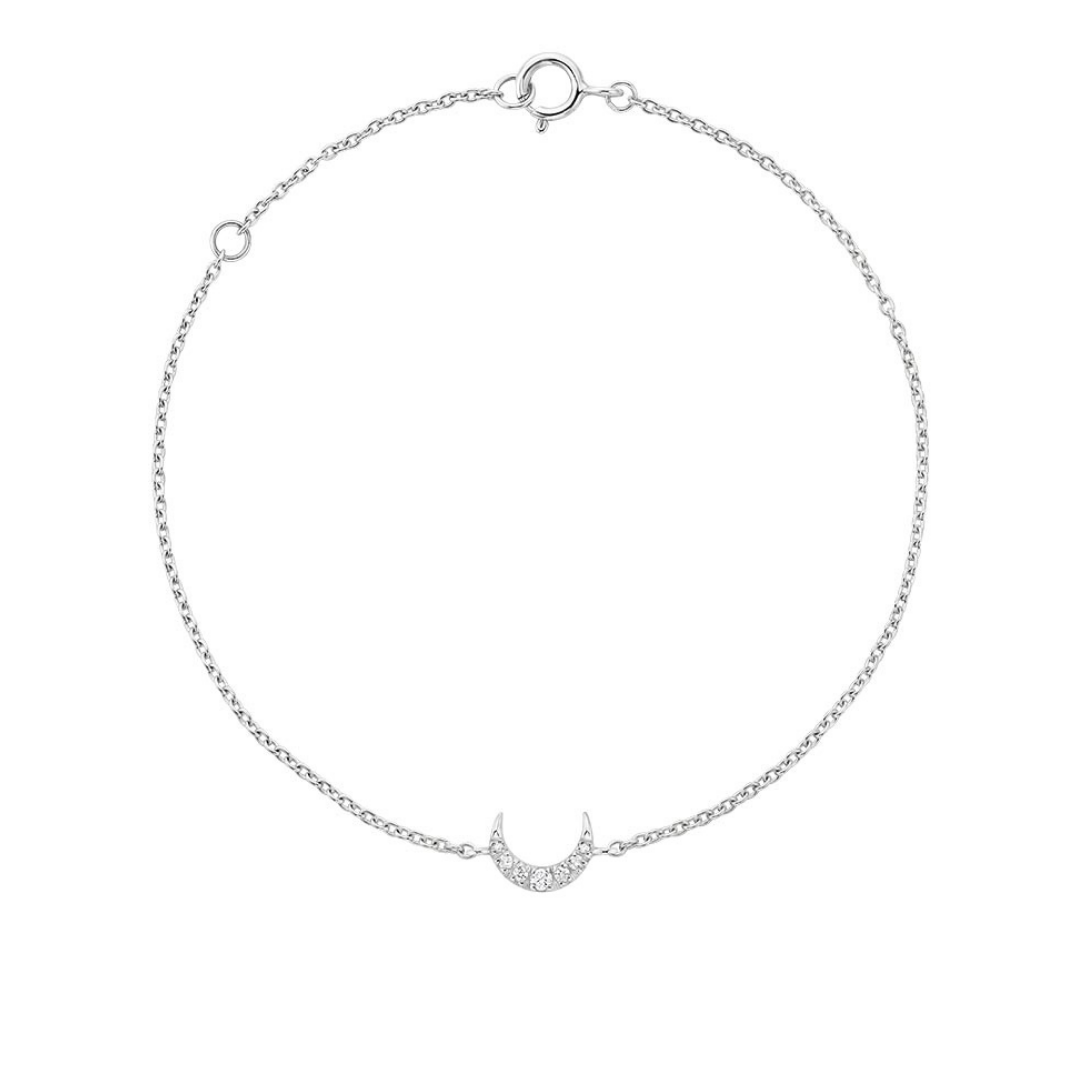 Brilliant Earth “Crescent” bracelet with Beyond Conflict FreeTM  diamonds, $150 at Brilliant Earth