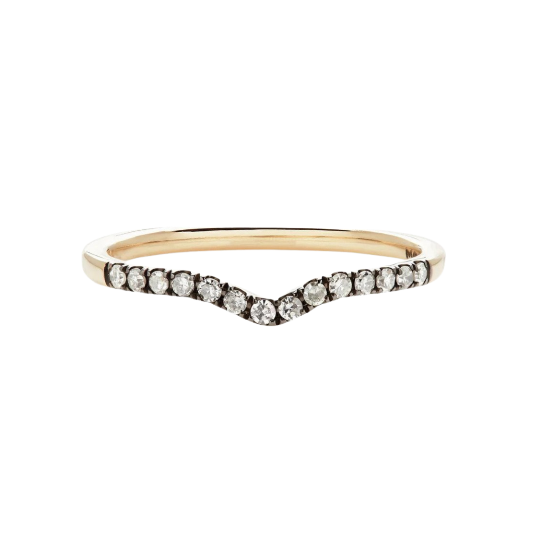 ManiaMania ring in 14k yellow gold with conflict-free, ethically-sourced diamonds, $1,395 (was $1,600) at B. Anthony &amp; Co. Jewelers 