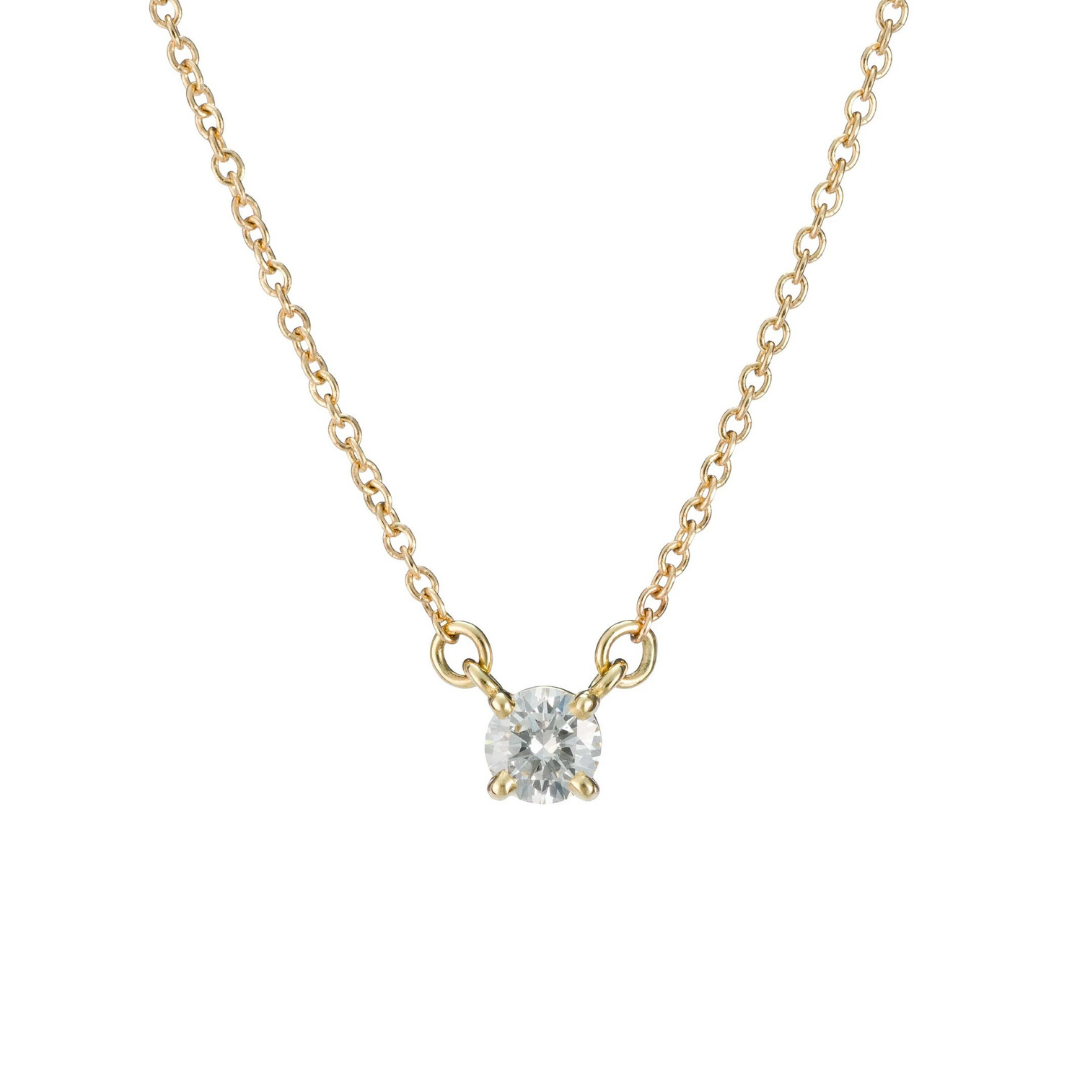 Valerie Madison necklace in recycled 14k yellow gold with conflict-free diamond, $820 at Valerie Madison
