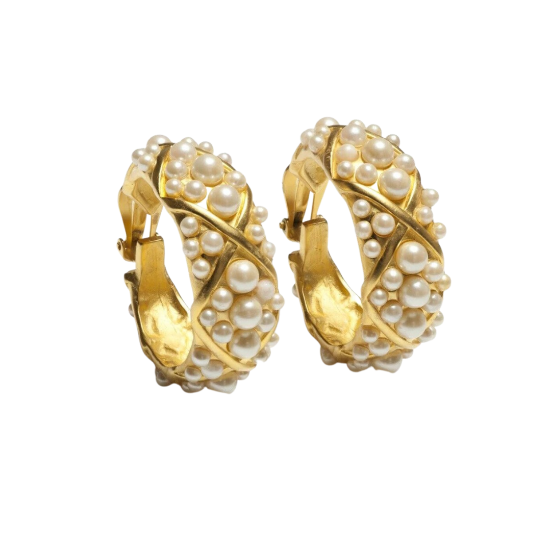 Karl Lagerfield earrings (vintage), $750 at DSF Antique Jewelry 