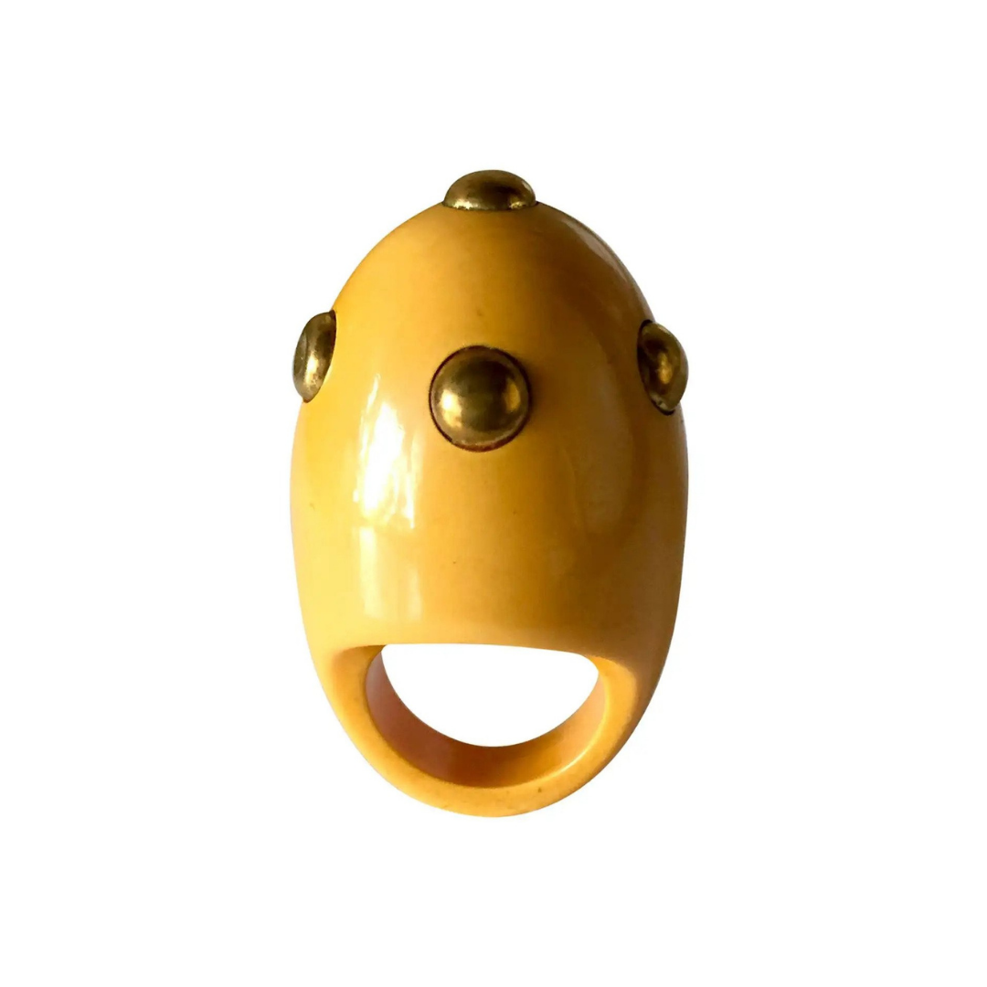Kenneth Jay Lane ring in Bakelite (circa 1960s), $556 (was $695) at 1st Dibs