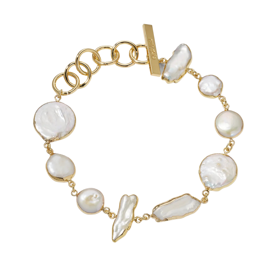 Cult Gaia “Suri” anklet with freshwater pearls, $198 at Neiman Marcus