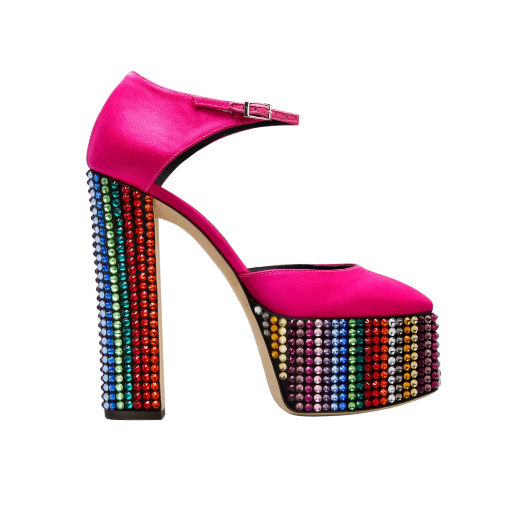 Giuseppe Zanotti "Raso Kuala" heels, $1,550 at Bergdorf Goodman