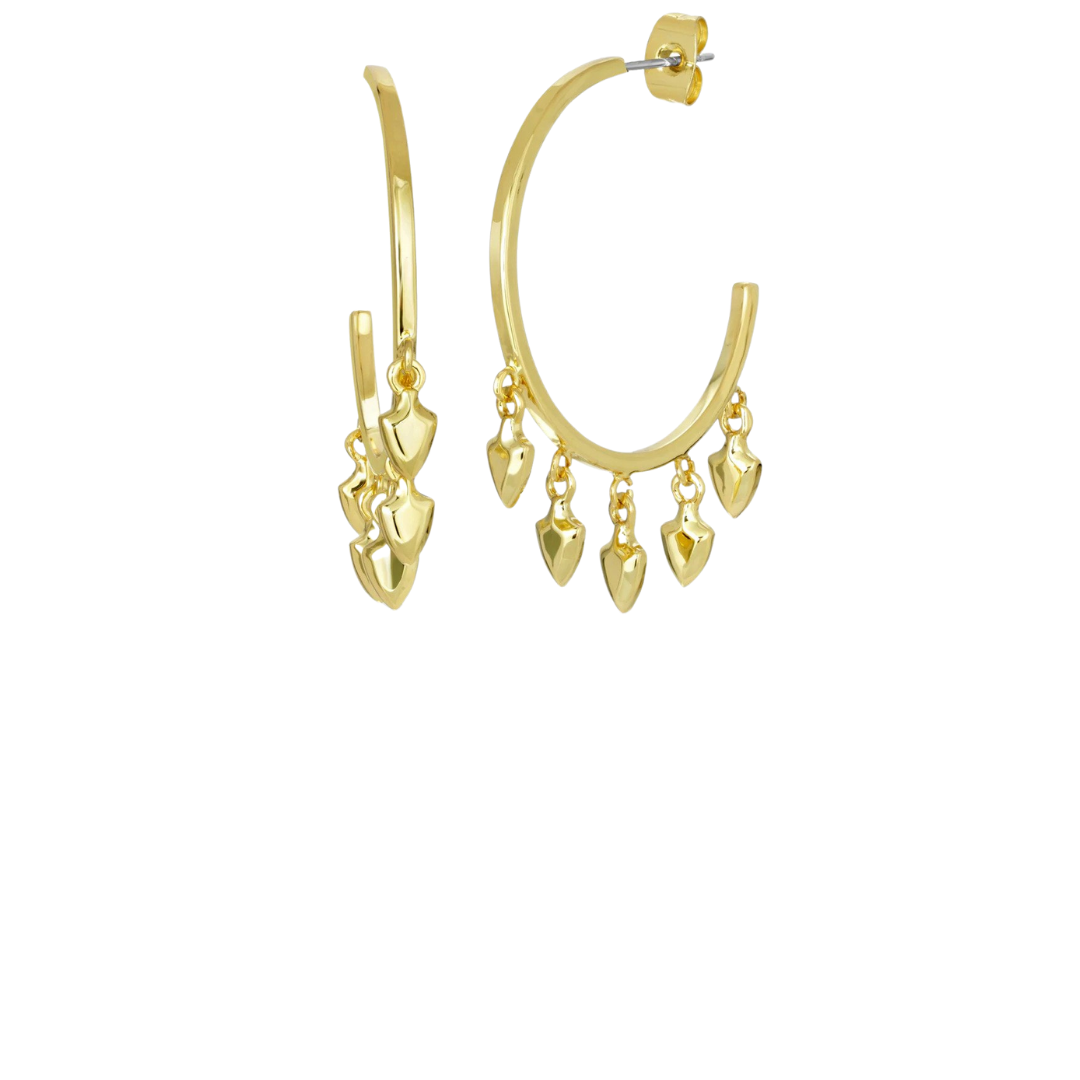 “Shaker” hoop earrings, $60 at the MTJ Shop