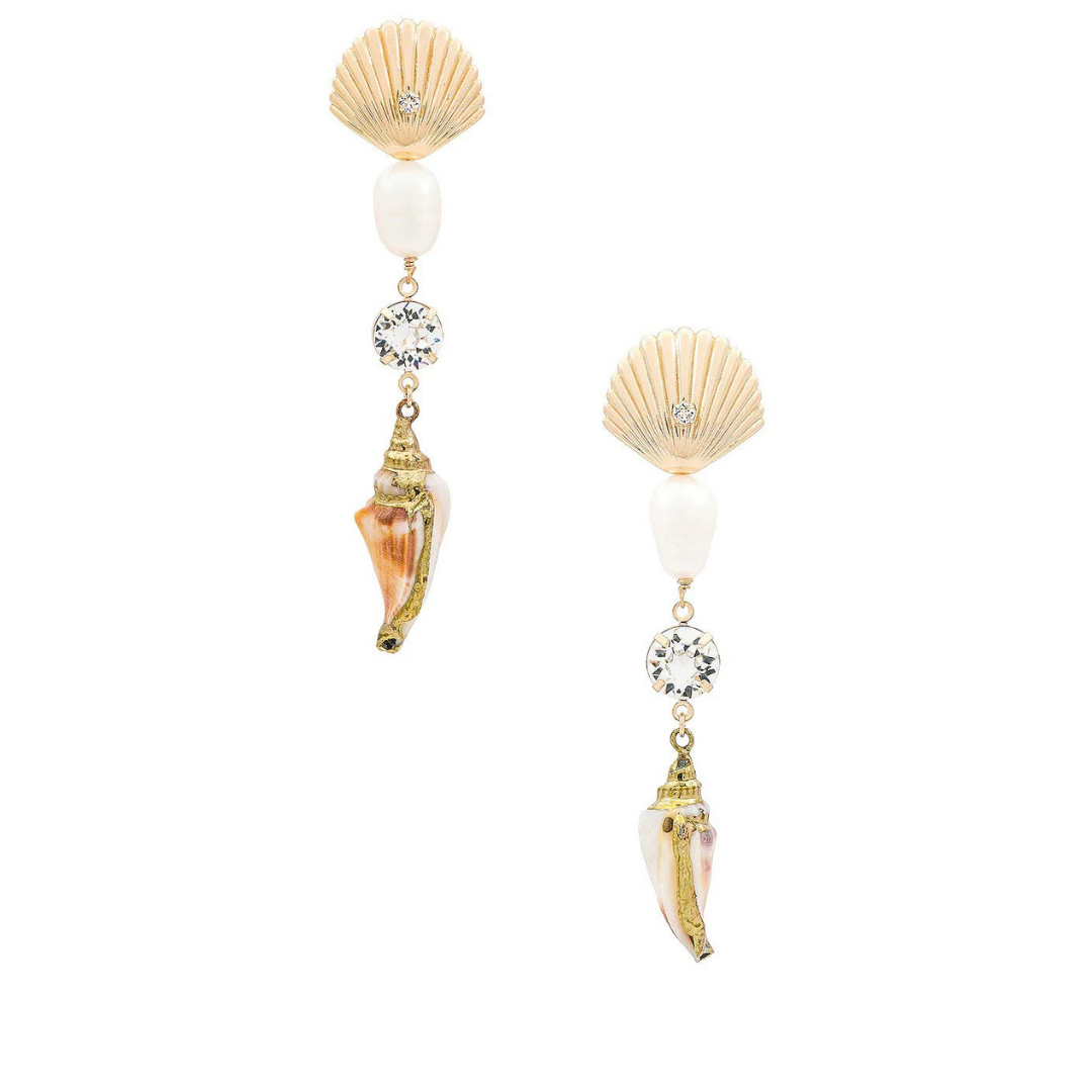 Dannijo "Marin" earrings, $132 at REVOLVE