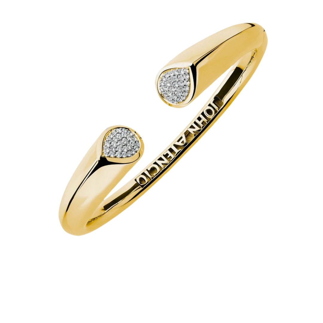 John Atencio "Gemini" bracelet in 14k gold with diamonds, $6,595 at John Atencio