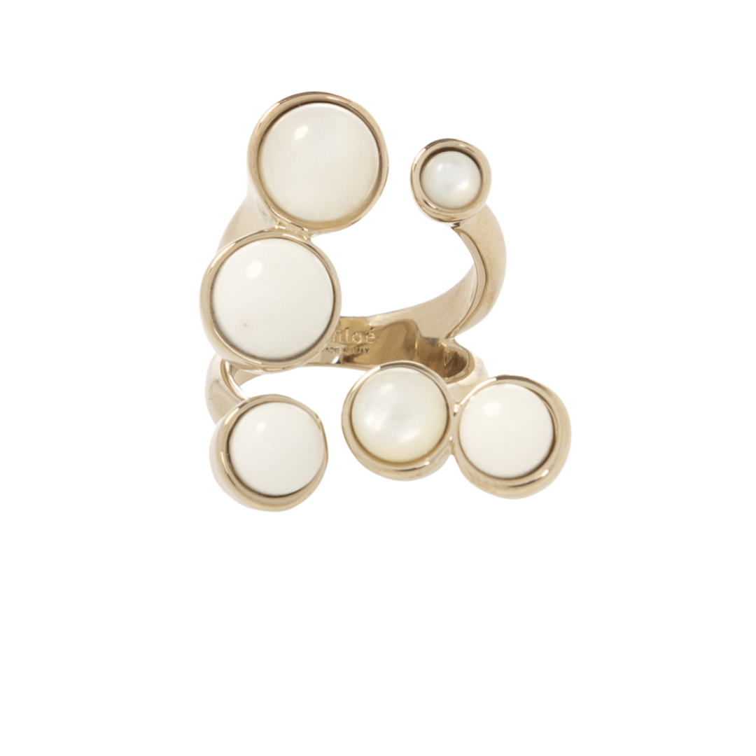 Chloé "Gemini" ring with gemstones, $405 at Vitkac 