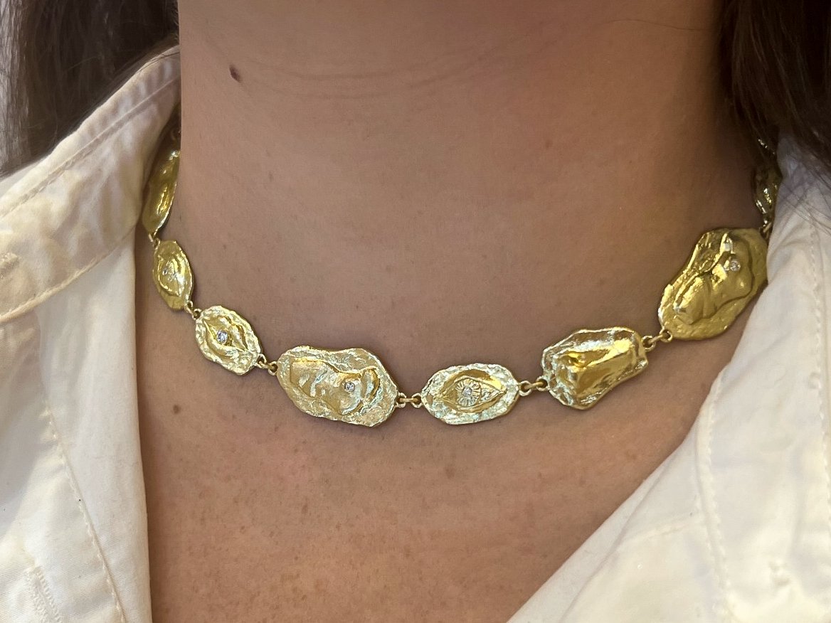 Pamela Love gold necklace, coming soon to Pamela Love
