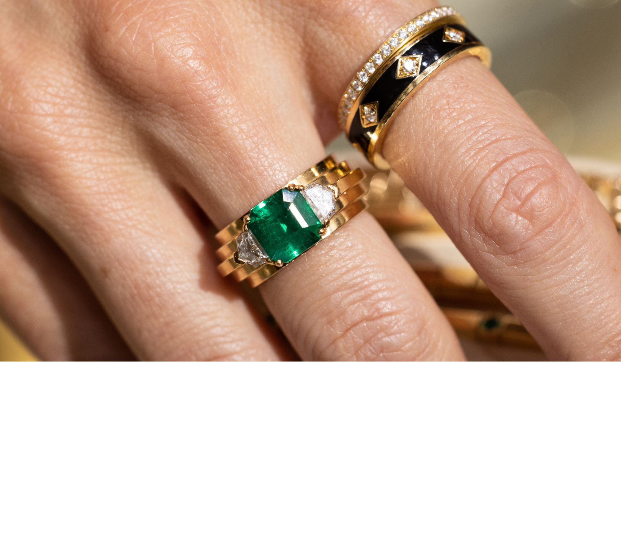 Emerald ring coming soon to Azlee