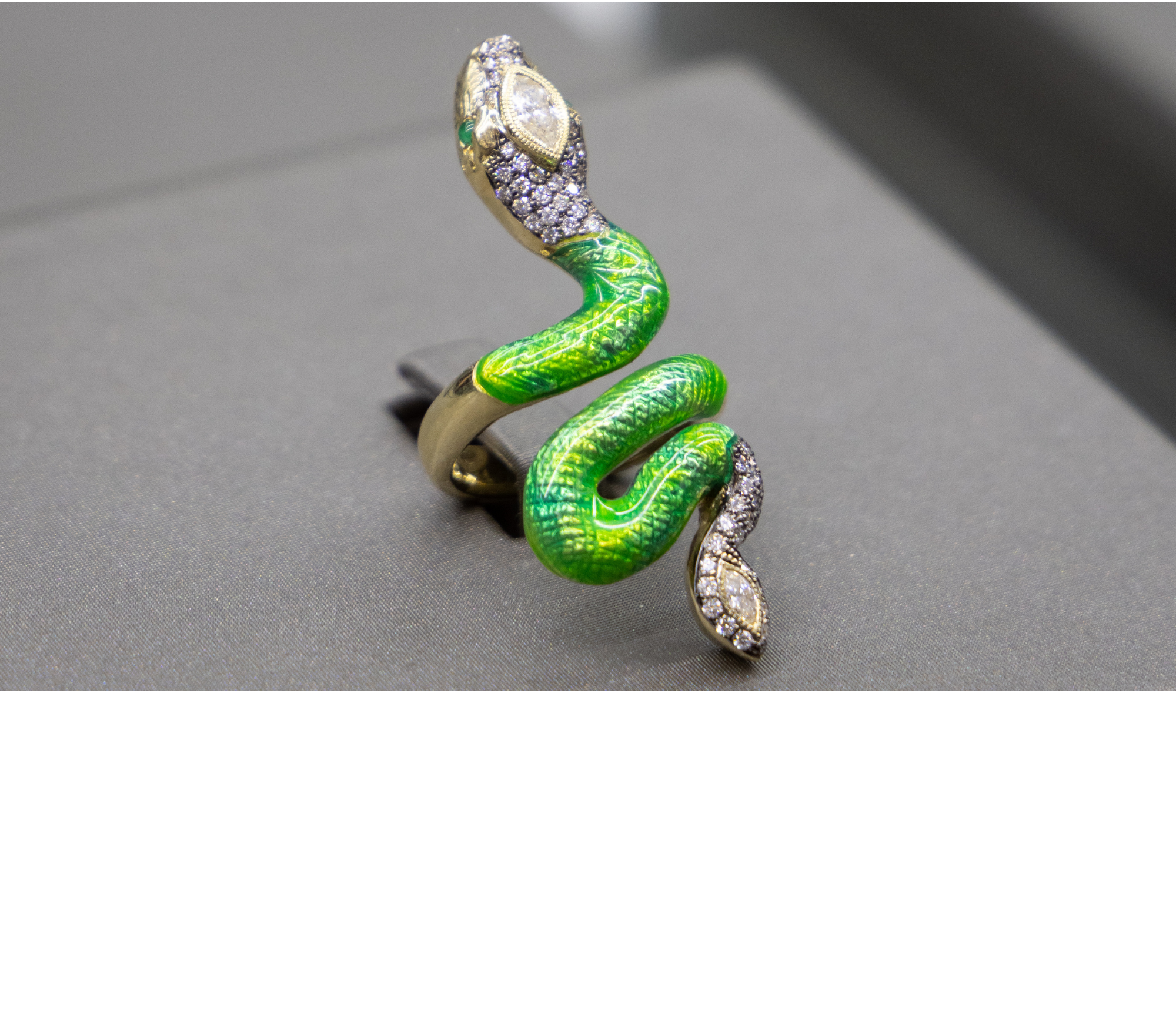 Snake Ring available upon request at Lord Jewelry