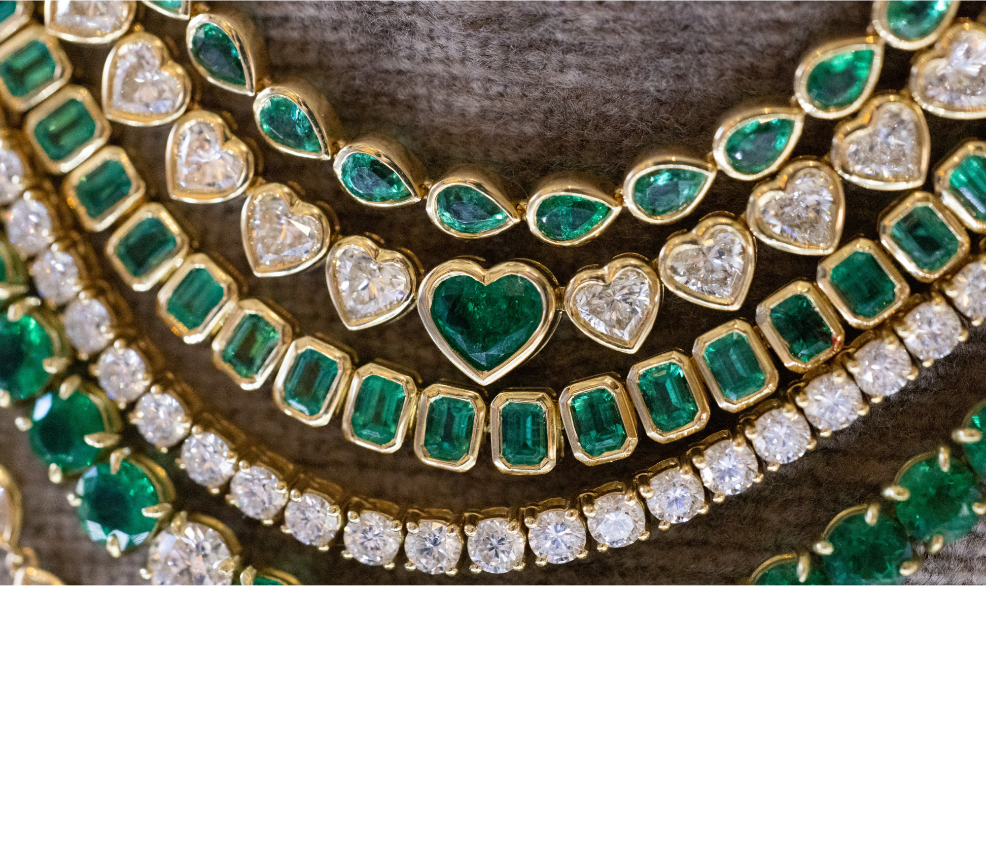 Emerald necklaces are coming soon to Anita Ko