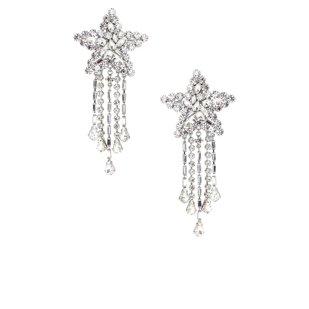 Alessandra Rich “Star” earrings, $540 at FWRD
