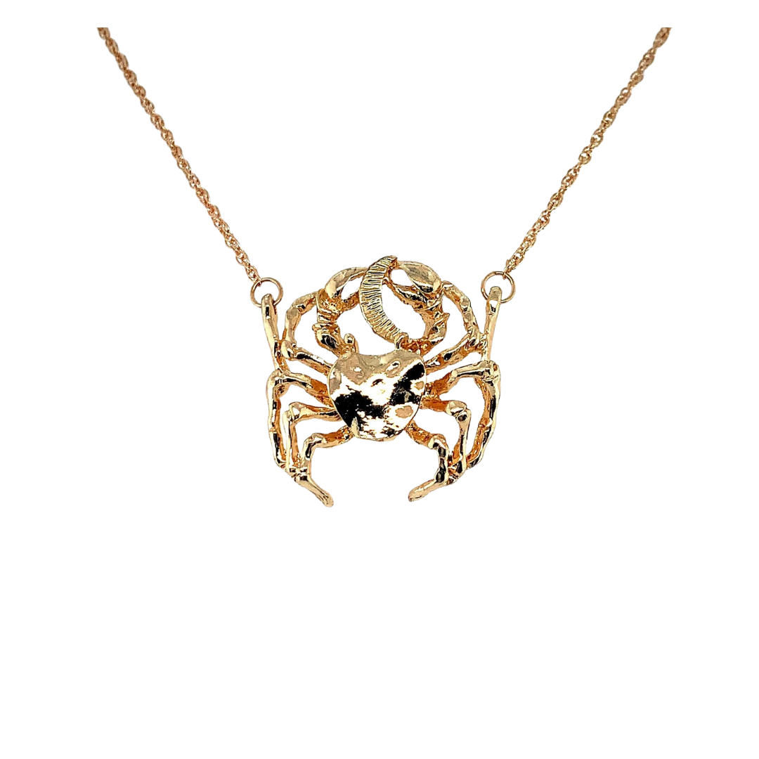 Mordekai By Ken Borochov "Cancer (Crab)" necklace, $195 at Mordekai by Ken Borochov 