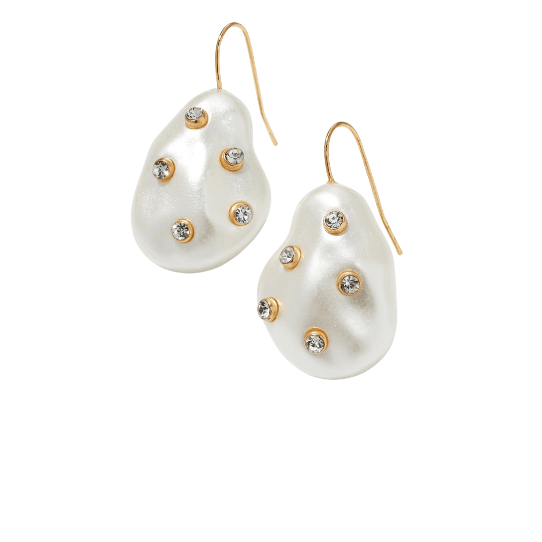 Kenneth Jay Lane pearl earrings, $75 at Neiman Marcus