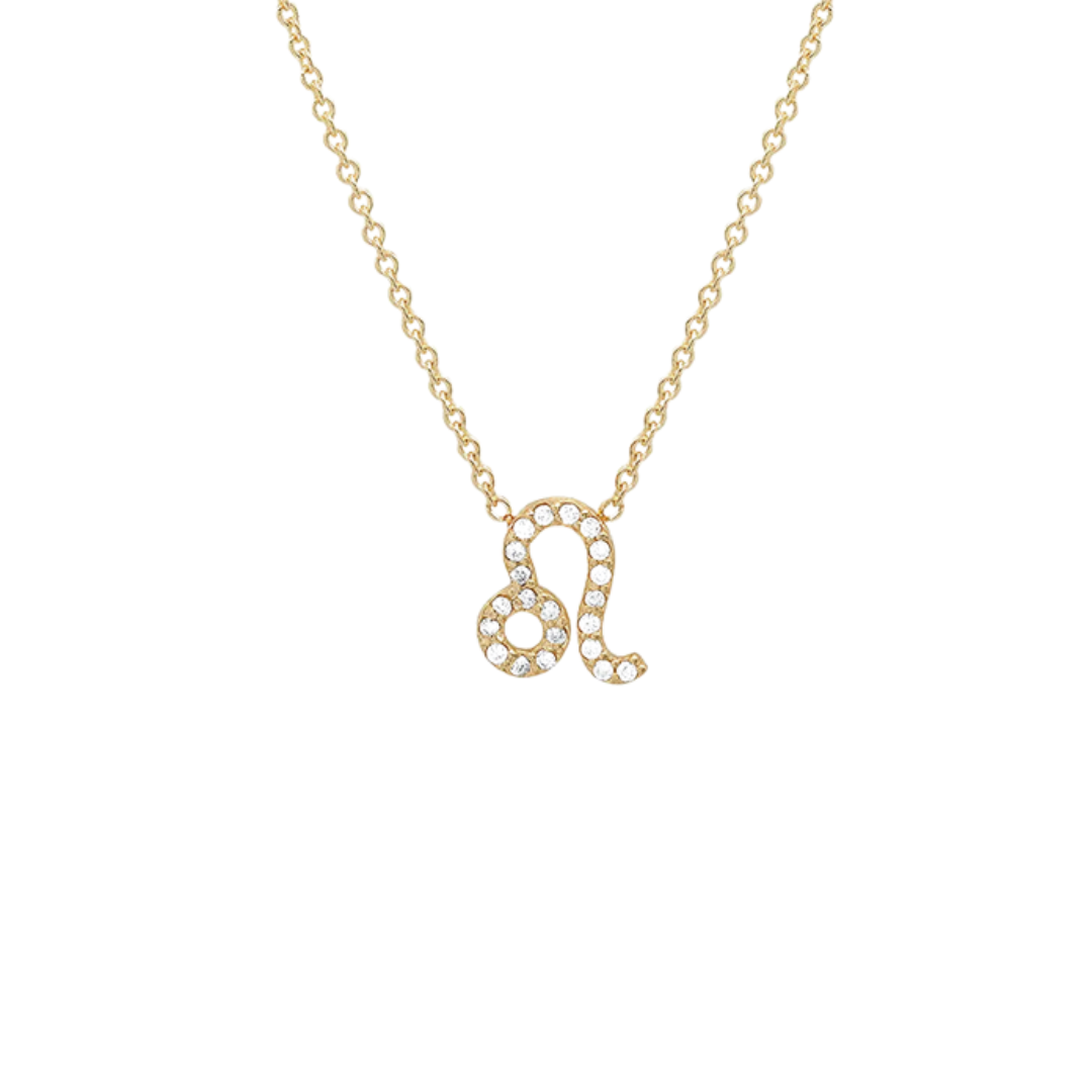Bychari "Zodiac" necklace in 14k yellow gold with diamonds, $480 at Nordstrom