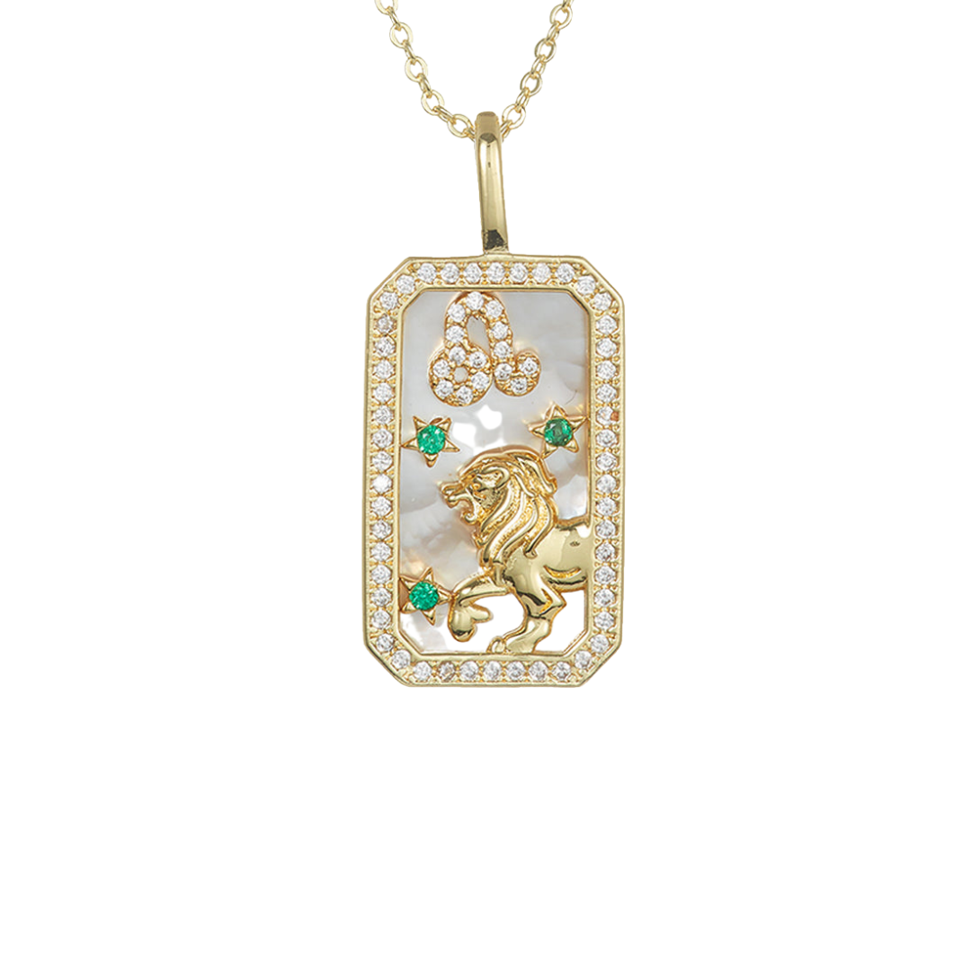 Melinda Maria "Zodiac Amulet" necklace, $108 at Melinda Maria
