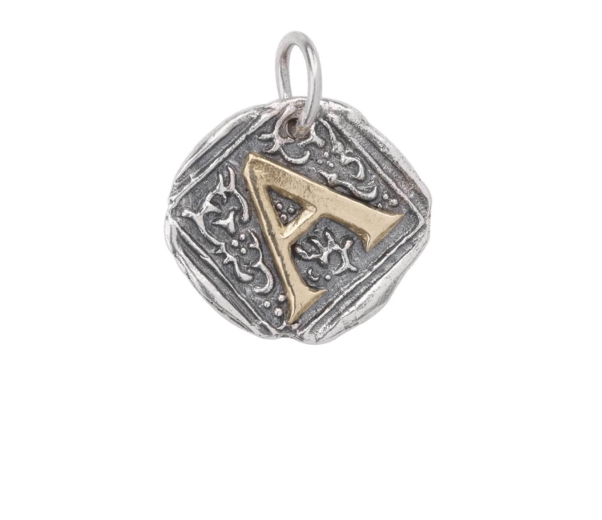 Century Insignia - Initial Charm, $77 at Waxing Poetic