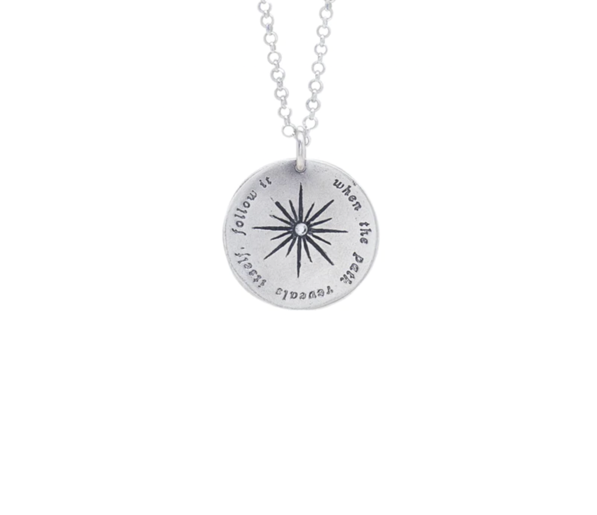 Cheryl Strayed - The Path Medallion Necklace, $119 at Waxing Poetic