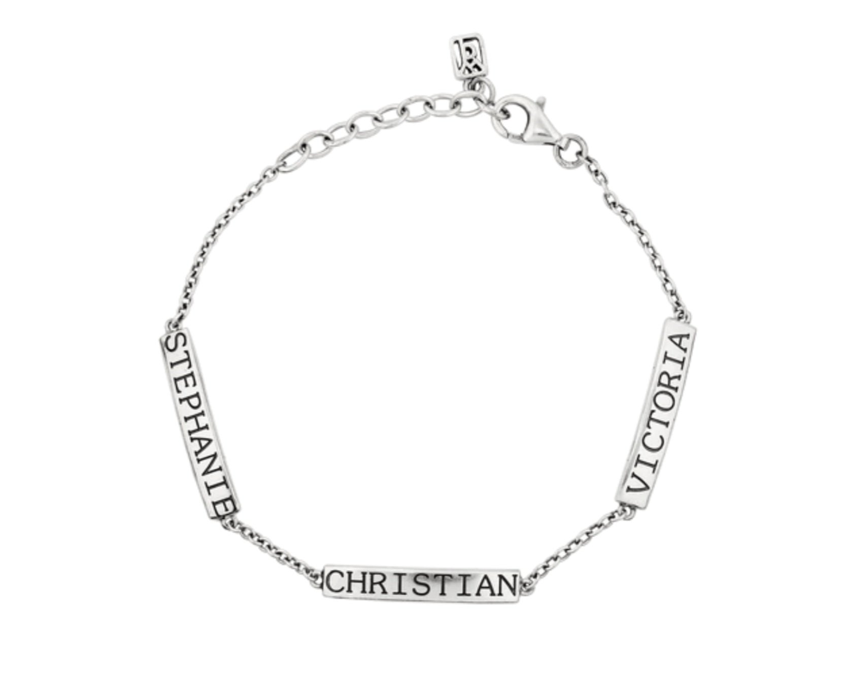 Memorymark Bracelet - 3 Plate - Sterling Silver, $189 at Waxing Poetic