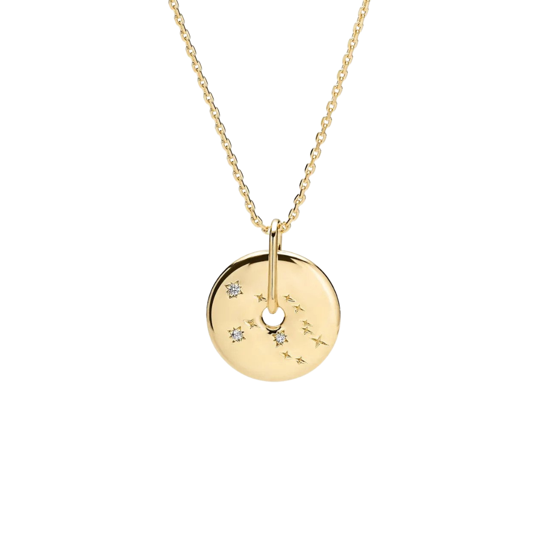 Mejuri Zodiac Pendant Necklace, $128