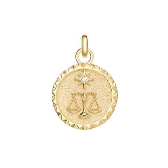 Libra Zodiac Diamond Charm, $590 at Brilliant Earth