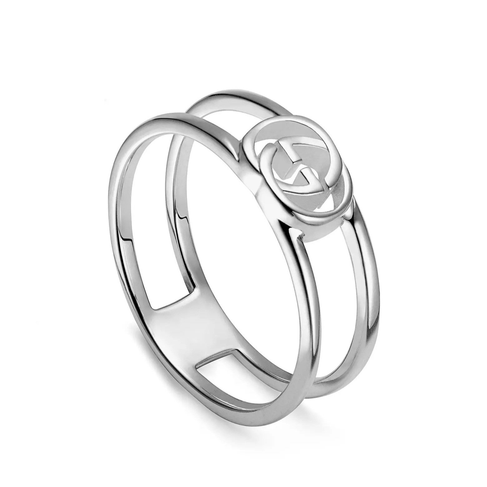 Gucci "Interlocking G Silver Ring" in sterling silver, $300 at Nordstrom
