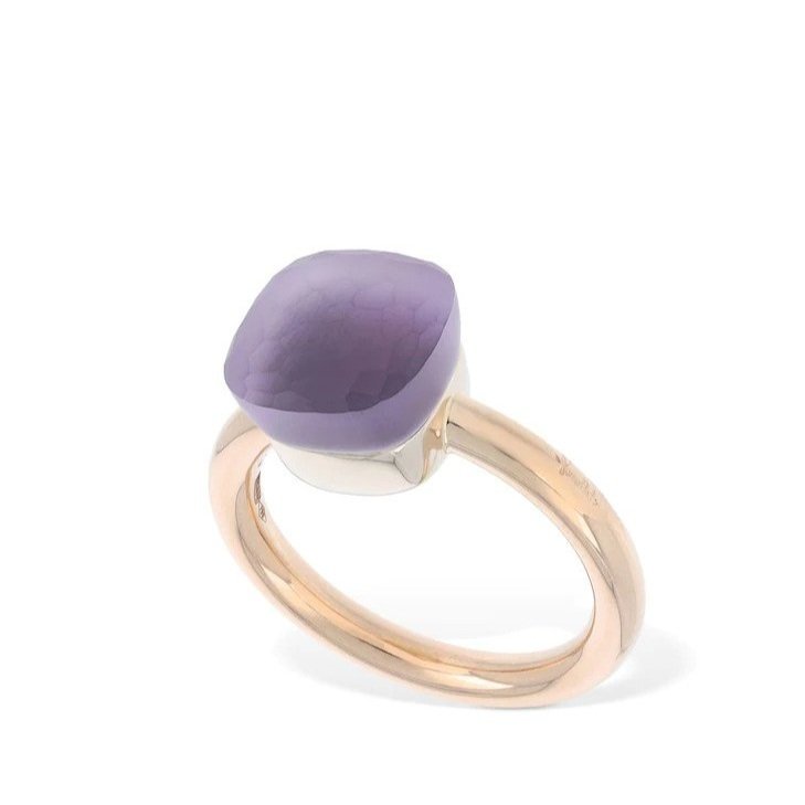 Pomellato "Nudo Classic Gelé" 18k ring with amethyst, $3,200 at Luisaviaroma