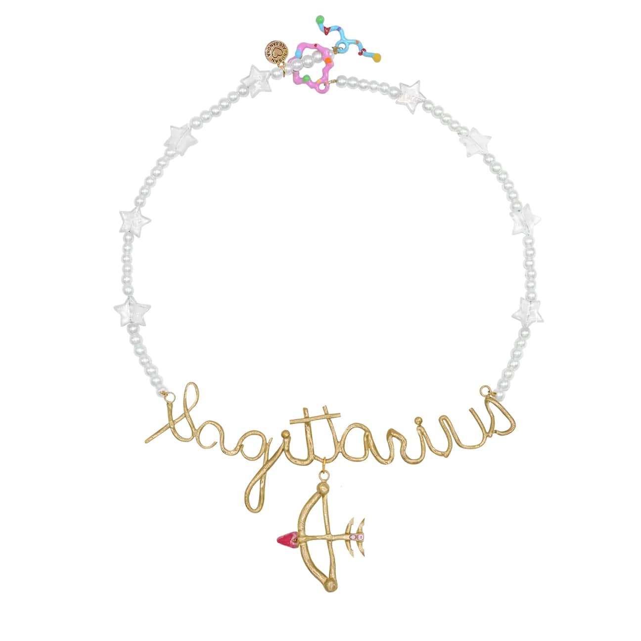 Susan Alexandra Zodiac Star Sign &amp; Symbol Necklace, $208