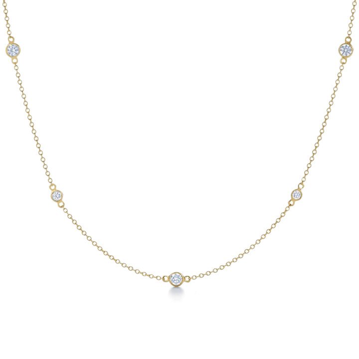 The Diamond Strings 16” Necklace, $1,900 at Kwiat