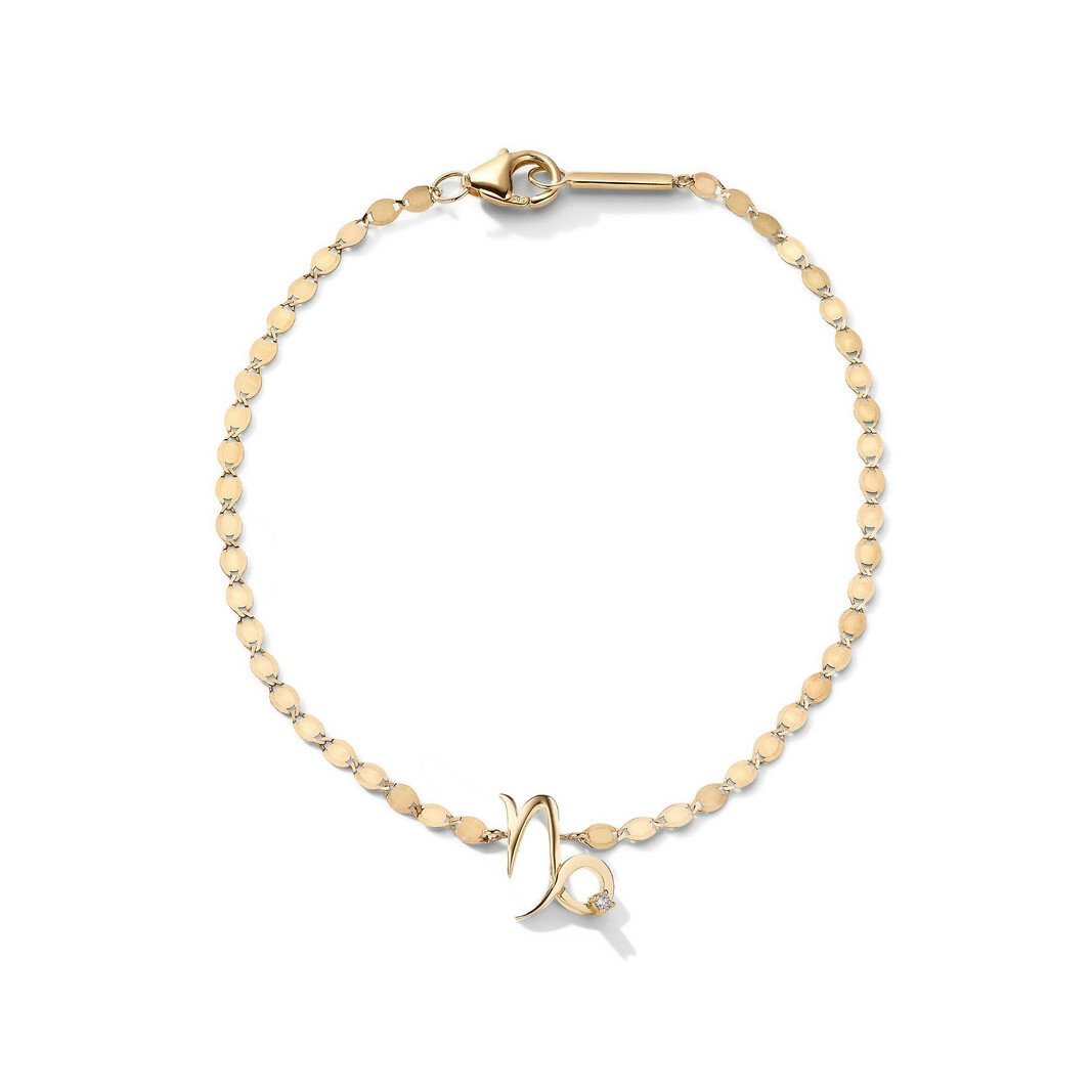Lana “Solo” Gold Capricorn Bracelet, $450