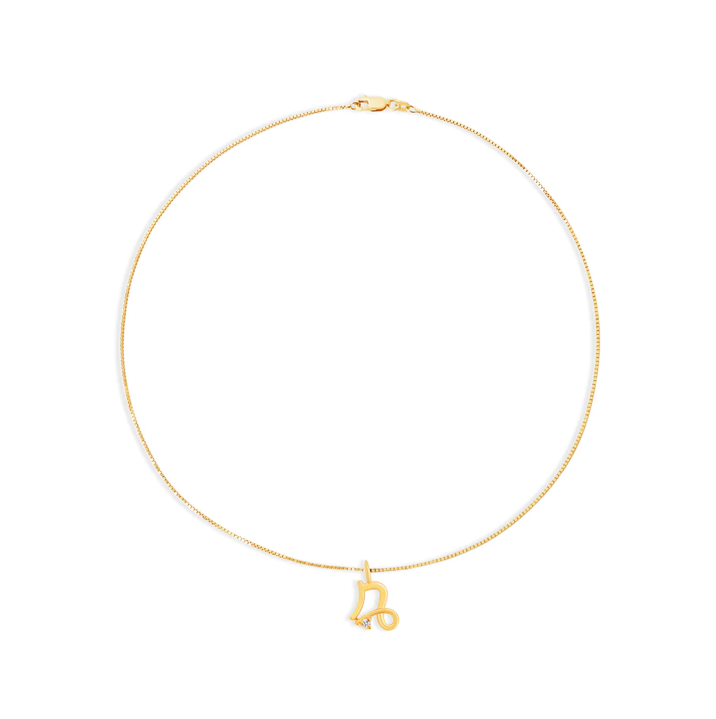 Greg Yüna x The M Jewelers Capricorn Zodiac Pendant Necklace, $110