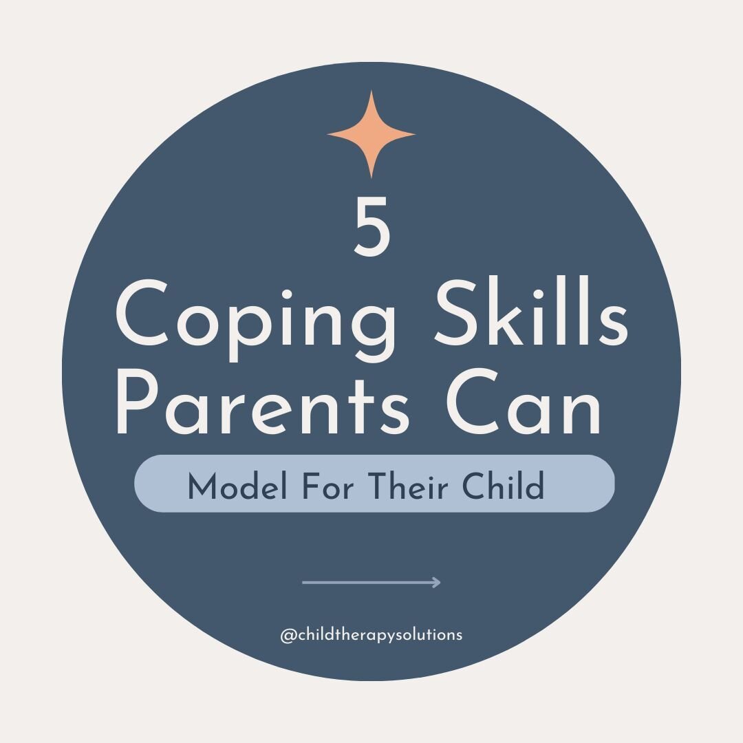 Children are always watching us. In order for them to learn coping and conflict resolution skills, parents play a powerful role in demonstrating and modeling healthy strategies within their own behaviors.

✨ Deep Breathing- one of the greatest coping