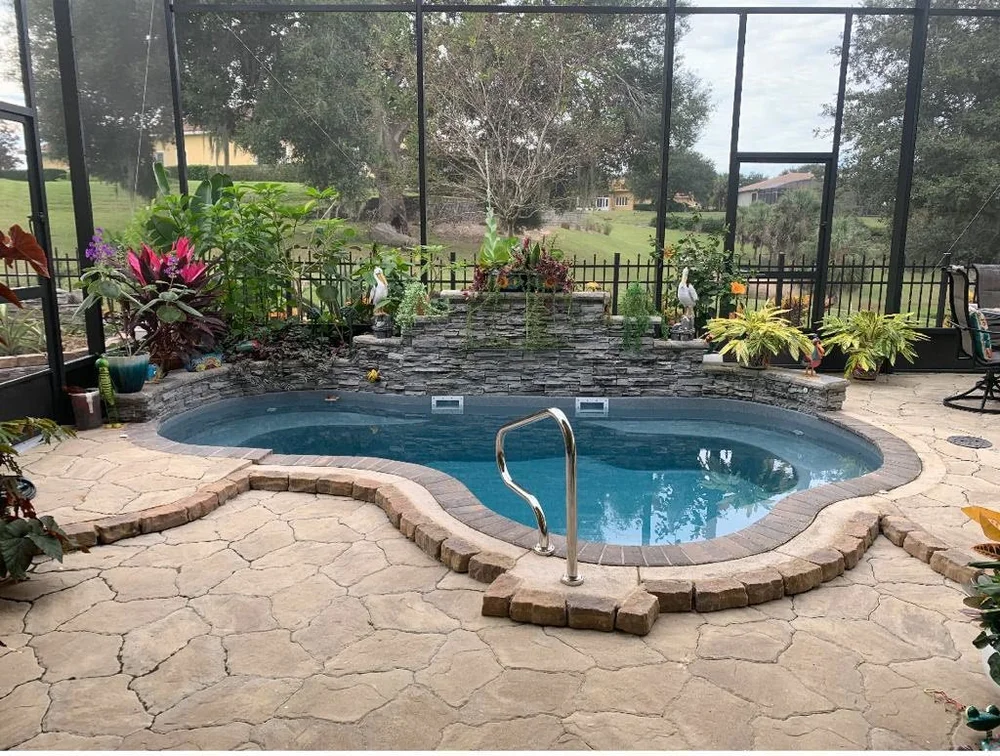 Crystal Springs fiberglass pool