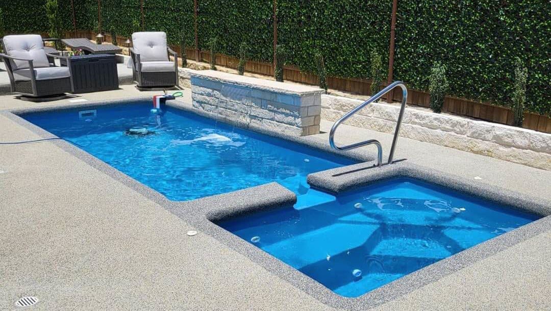 Cyberlane fiberglass pool design