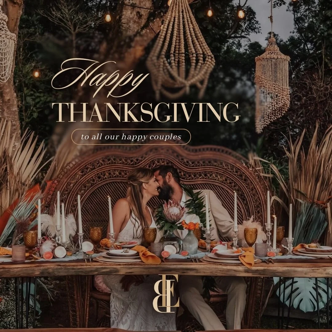 To every bride who has trusted us with one of the most special days of her life, we are thankful for you. 

You inspire us every day with your unique love stories, style, and joy. 

From our bridal boutique staff to you, we wish you a thanksgiving fi