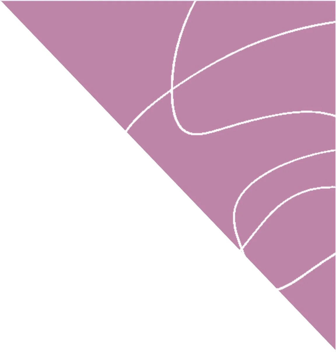Abstract illustration with purple background and white curved lines, part of a design or pattern.