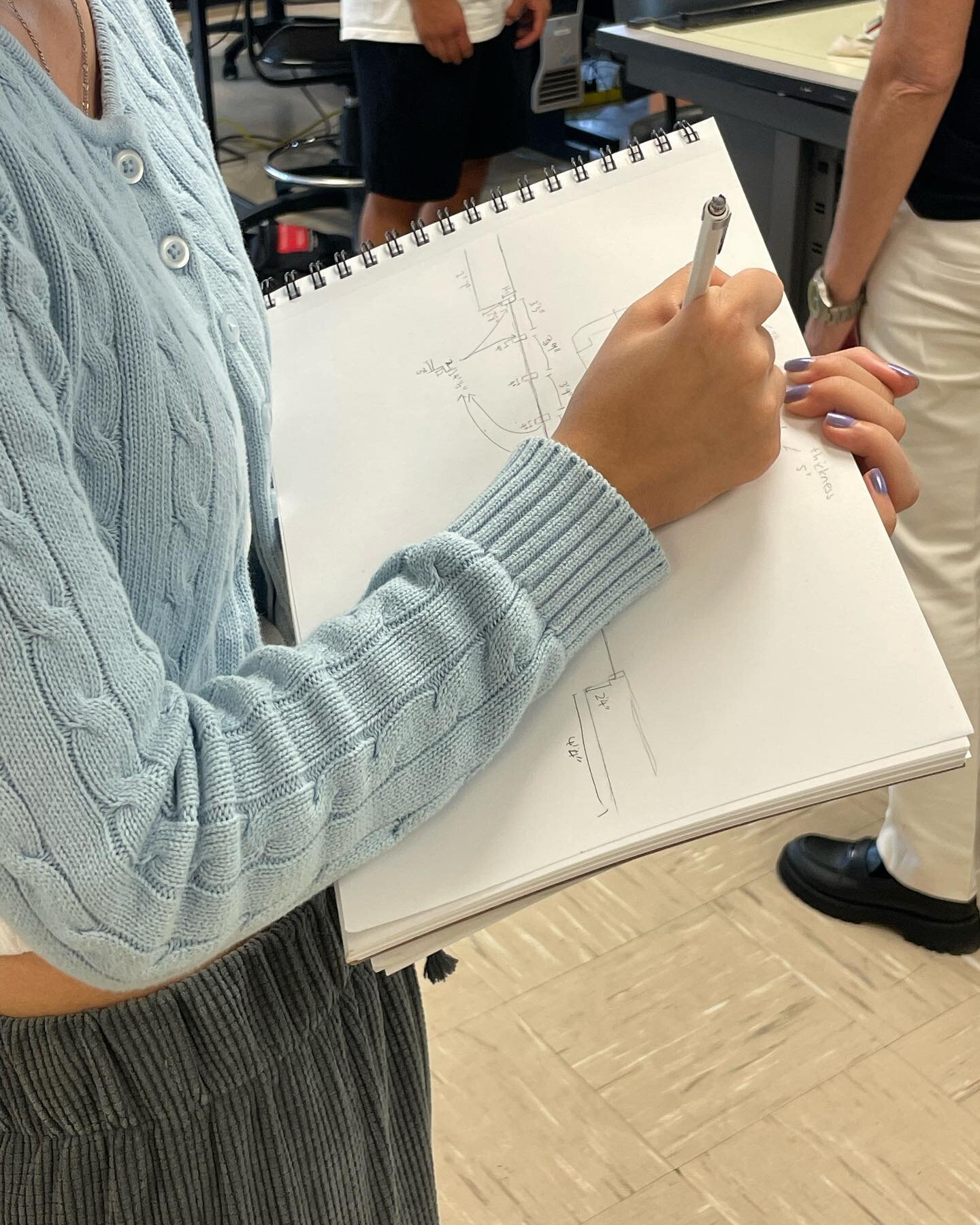 This Week:

@Cncitytech students get to know their classroom a little better by measuring it in teams and joining forces to draw out the plan. 

What seemed to be a simple rectangular classroom, turned out to have a lot of overseen details and irregu