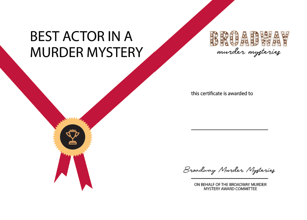 Free Downloadable Murder Mystery Party Game Broadway Murder