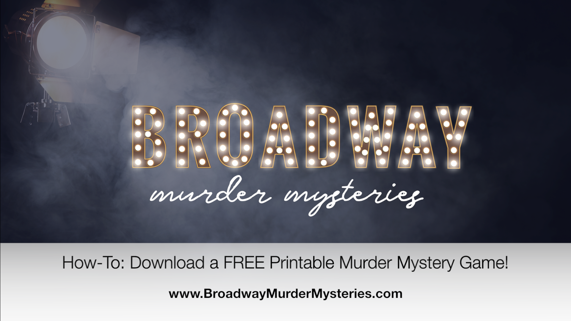 How To Download A Free Printable Murder Mystery Game Broadway Murder Mysteries