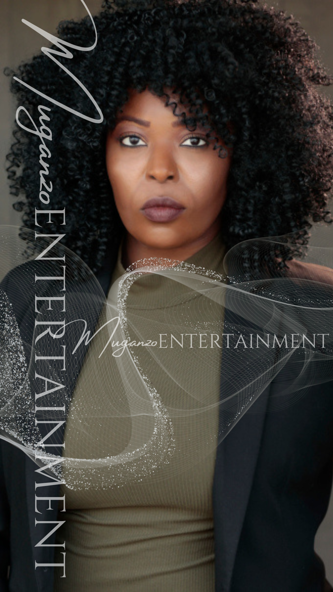 Portrait of Melissa Muganzo with curly hair