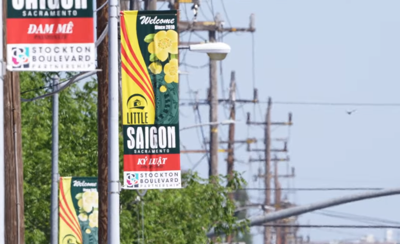 A street shot of Little Saigon street sign