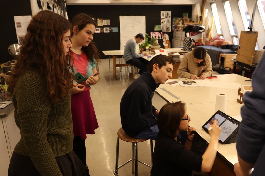 Teaching in the classroom using Procreate