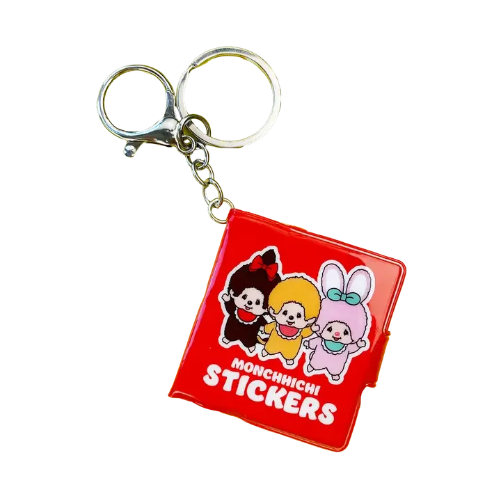 Friends Forever Monchhichi Mini Stickerbook Keychain