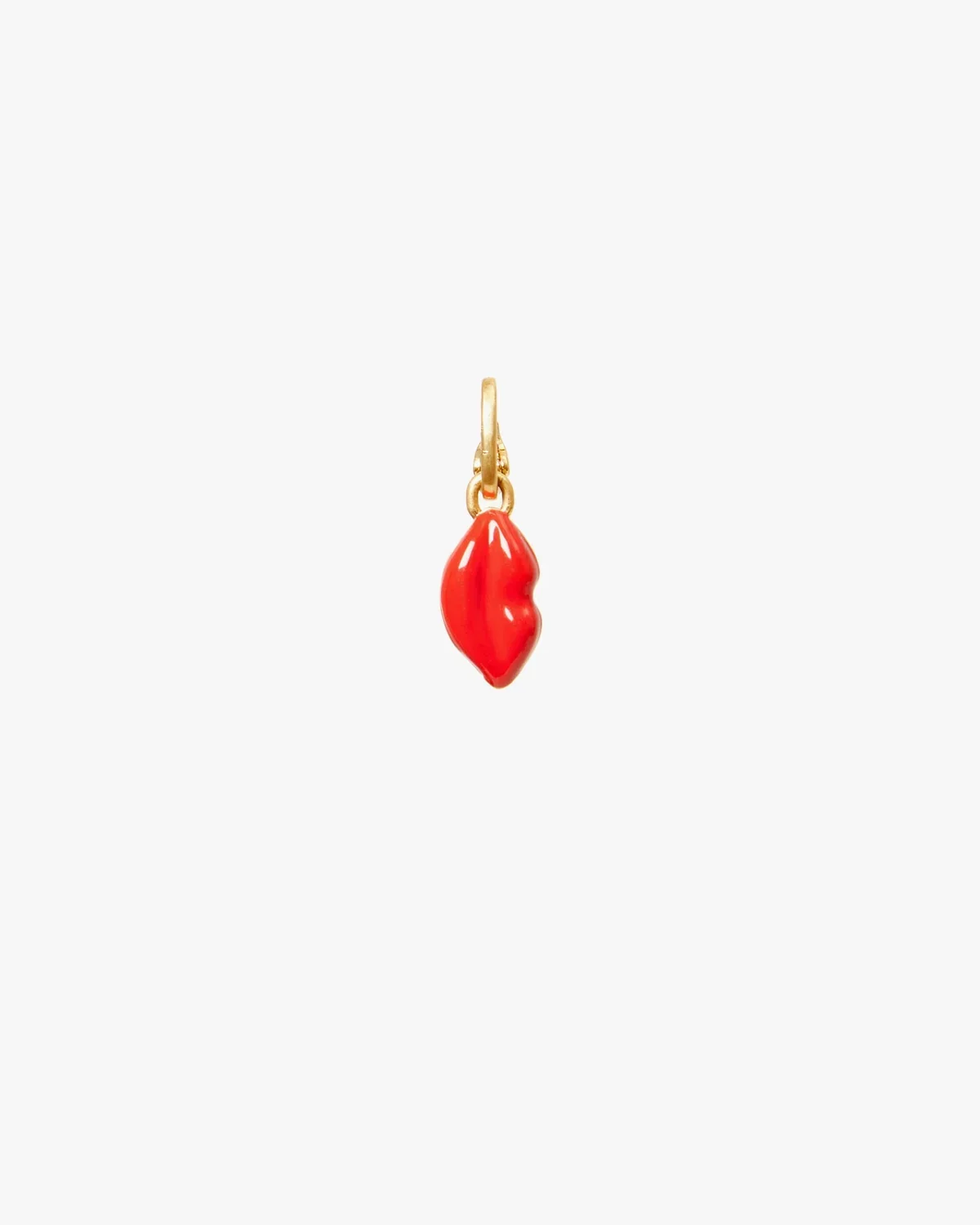 Clare V. Lips Charm in Poppy