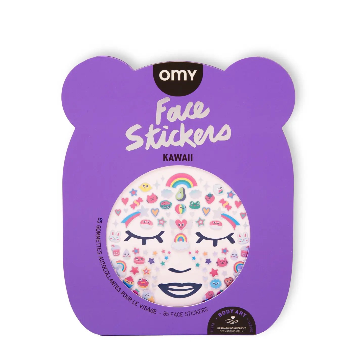 OMY Kawaii Face Stickers