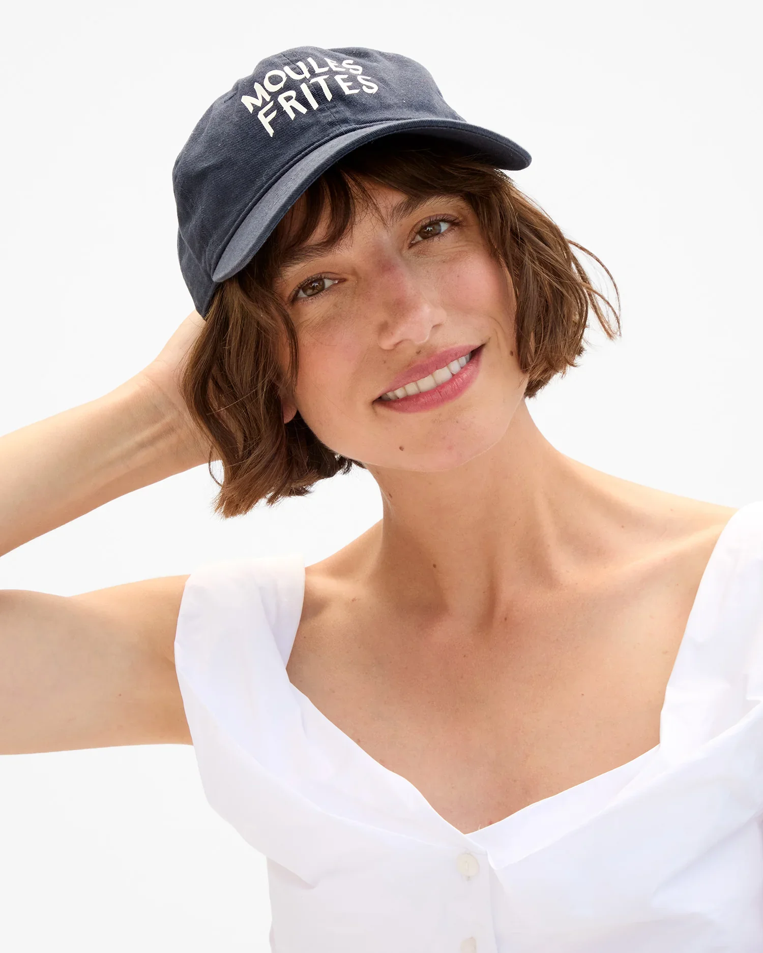 Clare V. Baseball Hat in Moules Frites