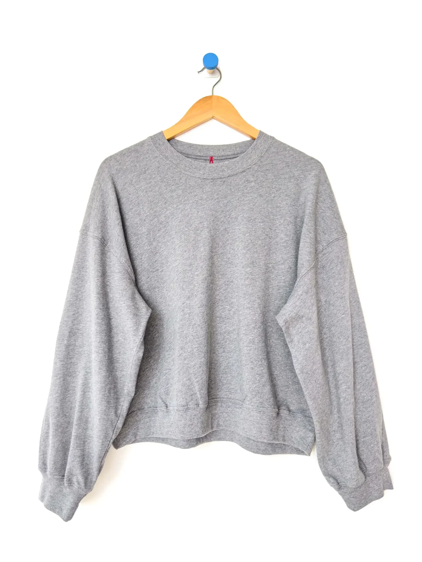 Le Bon Shoppe Cali Jersey Sweatshirt in Melange Grey