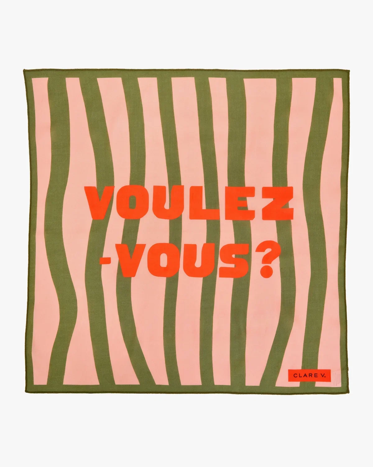 Clare V. Bandana in Zebra Voulez-Vous?
