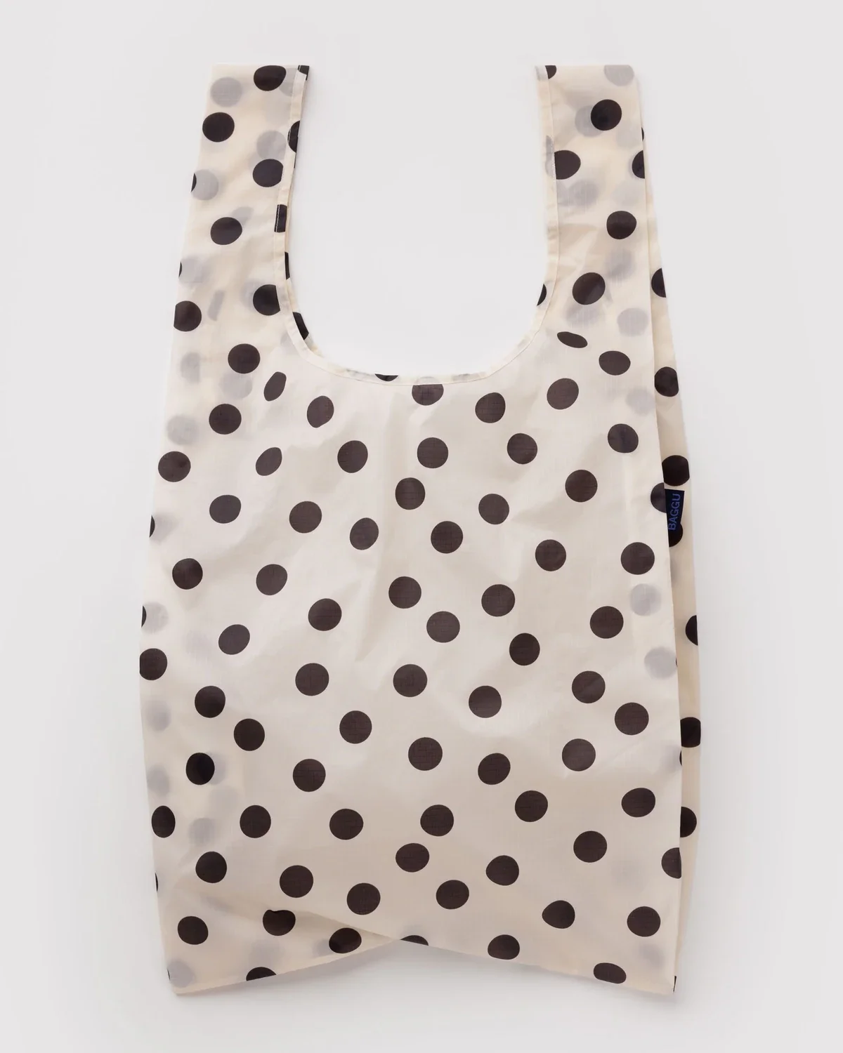 Cream and Black Polka Dot Big Baggu